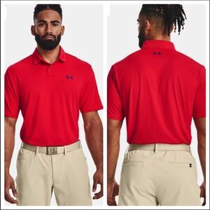UNDERARMOUR Performance Polo Textured Heatgear Shirt 2XL